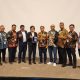 David Sudyanto, Ketua Umum AAEI, NS. Aji Martono - Ketua Umum PROPAMI dan Haryajid Ramelan - Dirut LSP PM photo bersama dengan pihak SGX