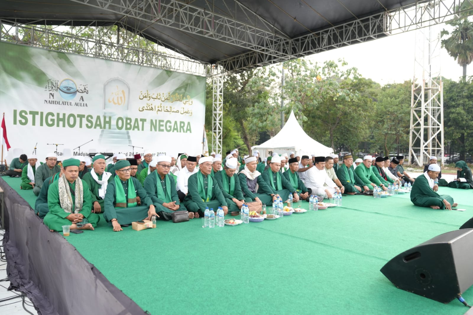 Photo : Nahdlatul Aulia Gelar Istighotsah Akbar di Stadion Madya Gelora Bung Karno pada Hari Minggu, 24 September 2023. (Doc.Ist)