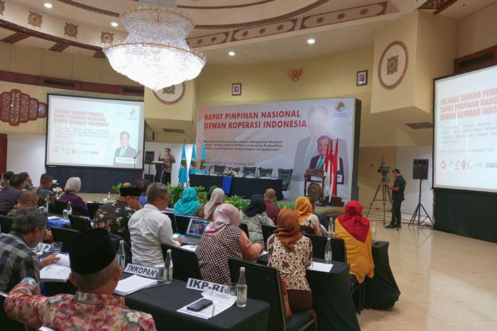 Rapat Pimpinan Nasional (Rapimnas) Dekopin telah resmi dibuka dengan megah di Hotel Mercure Ancol, Sabtu 4 hingga 6 November 2023. (Doc.Ist)