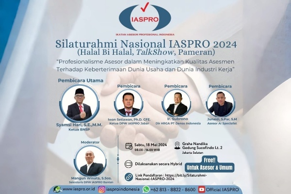 Silaturahmi Nasional IASPRO 2024: Meningkatkan Profesionalisme Asesor untuk Kualitas Asesmen Terbaik