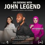 Special Guest Yura Yunita & Dato' Sri Siti Nurhaliza, Begini Cara Beli Tiket Konser John Legend yang Dinanti