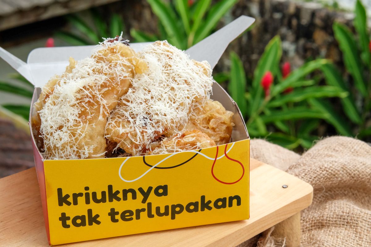 Ilustrasi menu single cheese dari Pisang S3. (INSTAGRAM/ PisangS3)
